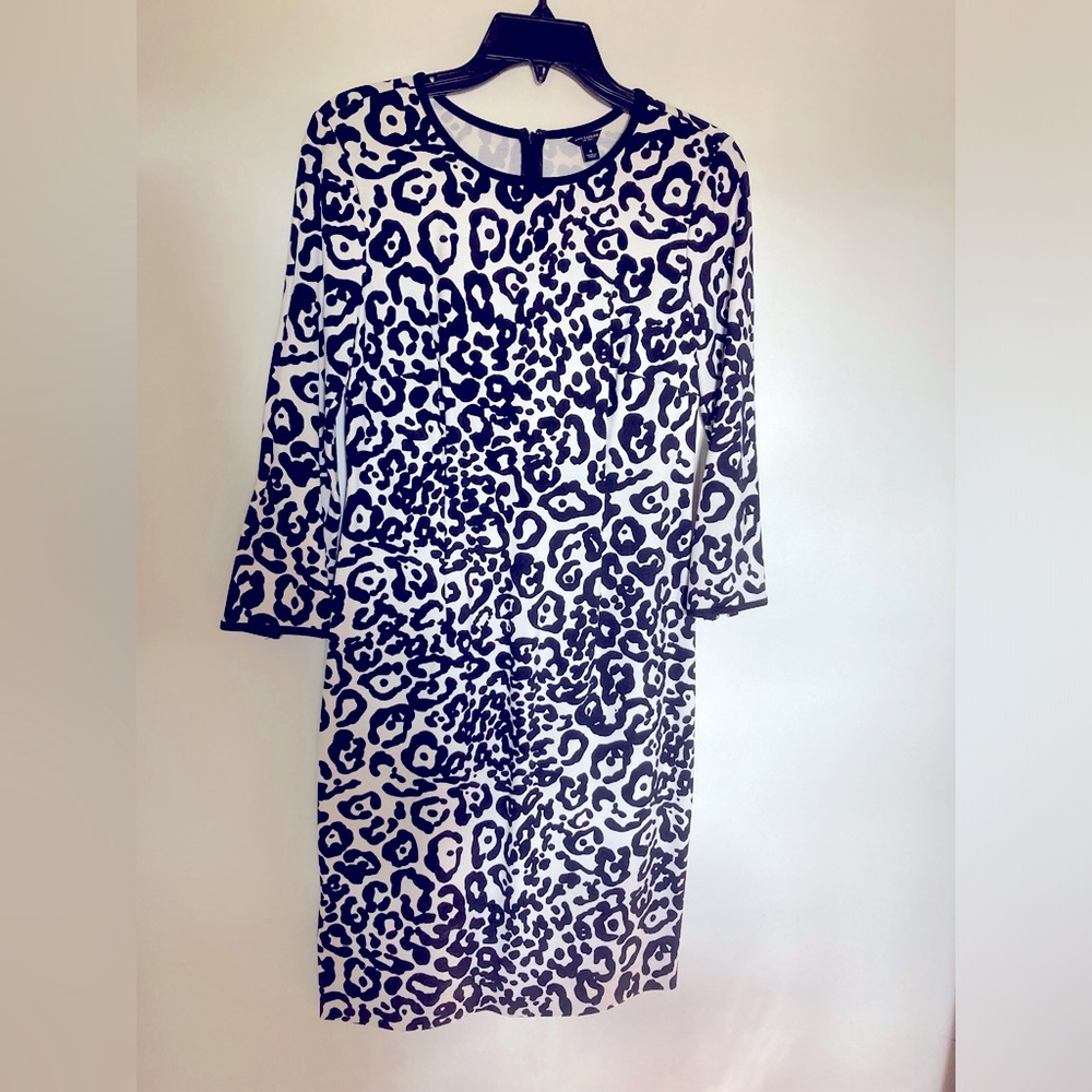 Chic, black, and white dress